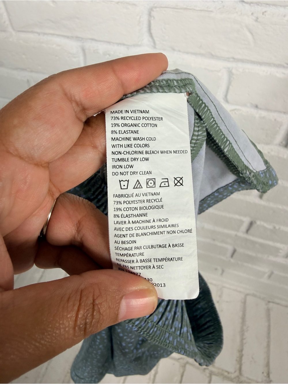 prAna Gray Speckled Athletic Running Shorts XS Sustainable Activewear - Picture 4 of 6
